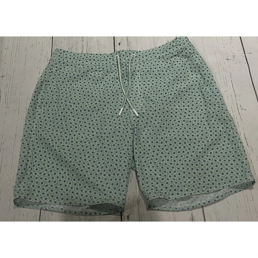 johnnie-O  Onslow Swim‎ Suit (Palm) Mens Swimwear L